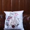 embroidered cusion cover