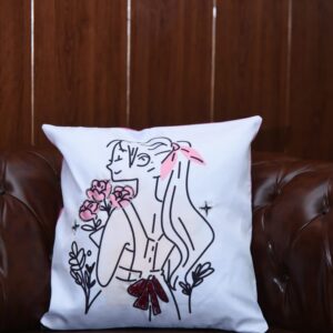 embroidered cusion cover
